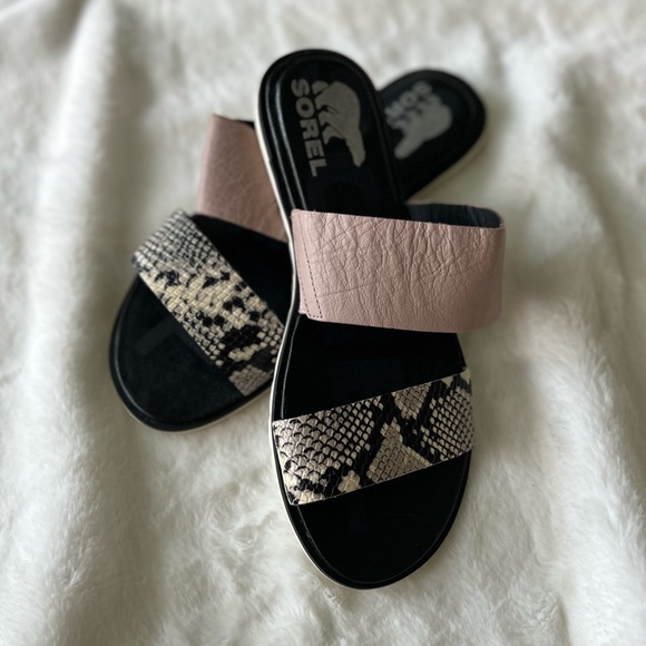 Sorel Ella II Slide Sandal Mauve Vapor Flats in Women's 7.5 - Picture 4 of 11